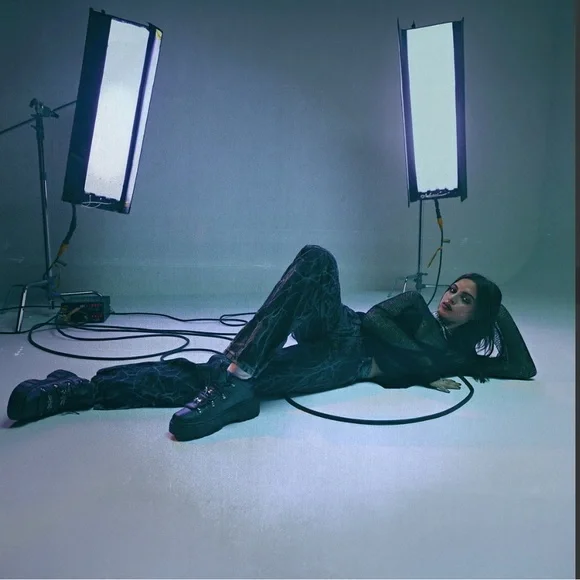 KOI Rimo Core Chunky Black Trainers Goth Rock Sz 9 NIB - Picture 12 of 13